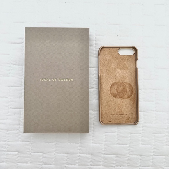 IDEAL OF SWEDEN Statement Case iPhone 8Plus Braided Light Camel, Strap Handle - Picture 9 of 10